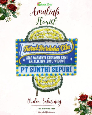 Papan Bunga Duka di Kedungpoh
