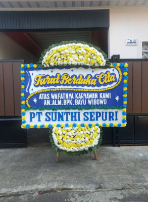 Papan Bunga Duka di Kedungpoh